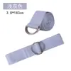 Cinturón Elástico de Algodón Puro para Yoga Cinturón de Estiramiento Fitness Cinturón de Yoga Iyengar Cinturón Deportivo Fabricante Venta al por Mayor