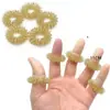 Anel de Massagem para Dedo de Suprimento Transfronteiriço. Anéis de Massagem para Dedo Estão Disponíveis em Dourado e Prata