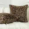 Funda de Almohada de Felpa con Estampado de Guepardo Transfronteriza, Almohada Gruesa de Doble Cara con Estampado de Animal, Cojín Decorativo para Ventana de Mirador y Sala de Estar, Al por Mayor