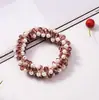 Nuevo Estilo Simple y Distintivo Anillo para el Cabello de Ganchillo de Cristal Ins Cyber Celebridad Estilo Mori Pulsera Doble Uso Goma para Cola de Caballo para Mujer