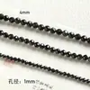 Nicho piedra natural ojo de tigre ágata negra cuentas de ábaco cuentas redondas pulsera collar con cuentas accesorios DIY material cuentas sueltas