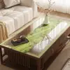 Nuevo Mantel Transparente Estilo Chino para Mesa de Café, No Lavable, Impermeable, Resistente al Aceite, Lujo Ligero, Sensación de Alta Gama, Mantel de Vidrio Suave de PVC para Mesa de Comedor