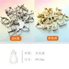 Base de Garras Hueca Engrosada con Agujeros, Color Blanco K Portarretinazo Cosido a Mano Material para Ropa/Bolsa DIY con Agujeros Laterales para Coser