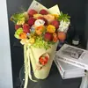 Artefacto Fijador de Lichi Soporte de Plástico Snacks de Frutas Flores Florales Empaque Brochetas de Bambú Material para Ramo DIY Accesorios