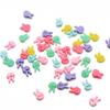 Juego de adivinanzas creativo gesto Tijera Piedra papel diy resina accesorios de joyería slime relleno de barro de cristal diy hecho a mano