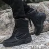 Botas Tácticas de Exterior para Hombre Impermeables Cálidas de Caña Alta Montañismo Combate Esquí Deportes Botas de Entrenamiento Al por Mayor