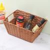 Cesta de almacenamiento para artículos diversos de escritorio, cesta de almacenamiento lavable para baño, caja de almacenamiento para cosméticos, artículos diversos, refrigerios y frutas para el hogar