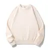 Nueva Sudadera de Algodón Puro de Rizo Grueso con Cuello Redondo, 450g, Transfronteriza para Otoño e Invierno, para Hombres y Mujeres, Mismo Estilo, Top Holgado de Manga Larga para Parejas