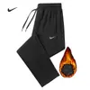Pantalones Casuales Nuevos para Hombre de Otoño e Invierno, Pantalones Deportivos Gruesos Holgados con Forro Polar y Cintura Elástica, Pantalones Largos Versátiles de Moda para Hombre
