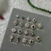 Acessórios de Nail Art no Estilo da Corte Imperial, Proteção de Unhas de Zhen Huan, Nail Art Buccellati, Unhas Vestíveis de Zircônia, Diamantes para Unhas