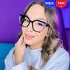 TR90 Luz Azul Moda Gafas Planas para Mujer Transfronterizas Europa y Estados Unidos con Gafas Montura de Gafas Avanzada Montura de Gafas