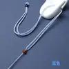 Colgante de Paz de Ágata Tejido Hecho a Mano al por Mayor con Cordón Ajustable, Colgante Fino para Colgar del Cuello