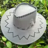 Artículo popular transfronterizo: Sombrero de vaquero occidental, sombrero de sol retro americano, accesorio de viaje de verano, sombrero de copa de moda