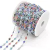 Cadena de Ojo Globo Ocular Colorida de Moda Personalizada Accesorios de Joyería DIY Collar Pulsera Ropa Pendientes Material Cadena de Cobre