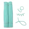 Kit de Materiales DIY Varilla Retorcida Color Macarrón Tiras de Felpa Realistas Varillas Plegables Materiales para Varillas Retorcidas Flores
