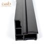 Ahorra Tiempo y Esfuerzo Fabricante Personaliza Rápidamente Perfil de Extrusión de Plástico Pvc Negro Brillante Piezas de Plástico