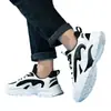 Zapatos Deportivos Casuales de Moda con Bloques de Color para Jóvenes Versátiles de Suela Gruesa que Aumentan la Altura para Hombre Zapatos de Malla Transpirables Zapatos Ligeros para Correr