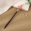 Antigo Tassel Hairpin Grampo de Cabelo de Madeira Imitação de Ébano Headwear Disco de Cabelo Acessórios Simples Vestido Antigo Cabelo Hairpin Hair