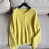 2026 Cardigan Básico de Punto de Lana y Felpa Chaqueta Suéter Corta para Mujer Venta al por Mayor H03FS88002