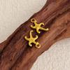 Colgante de estrella de mar de acero inoxidable 304, serie marina, accesorios para collar, pulsera, pendientes, joyería, novedad