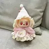 Solo ropa] la primera y segunda generación Labubu muñeco tela tela colgante correa falda sentada fiesta ángel lazo adorable