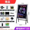 Quadro Eletrônico LED Quadro Fluorescente Barraca de Feira da Noite Placa de Publicidade Piscante Escrita à Mão Outdoor Recarregável Placa Luminosa de Caracteres