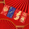 2024 Año del Dragón sobre rojo impresión logo cien yuan creativo Año Nuevo Festival de Primavera negocio dorado sobre regalo sobre rojo