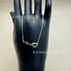 Nuevo Collar de Moxi para Mujer, Cadena para Clavícula con Patrón de Corazón ECG de Celebridad de Internet, Cadena para Cintura de Nicho, Accesorio de Personalidad Simple y Elegante
