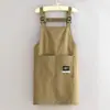 Nuevo Delantal Impermeable Estilo Coreano Delantal de Cintura para el Hogar Cocina Cocinar Catering Ropa de Trabajo Especial Estampado Publicitario para Adultos
