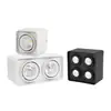 Foco Led de Superficie para Uso Doméstico, Forma Cuadrada, Adecuado para Sala de Estar y Pasillo, Montaje en Techo Ajustable, Alto Índice de Reproducción Cromática, Foco de Doble Cabezal con Malla de Panal