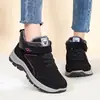 Zapatos de algodón invierno más terciopelo engrosado estilo pareja botas de algodón transfronterizo TEMU talla grande cálido protección contra el frío velcro botas de nieve