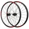 Juego de ruedas Peilin para bicicleta de montaña freno de disco rodamiento sellado de carretera juego de ruedas de seis trinquetes HG12 velocidades 28 agujeros liberación rápida eje pasante