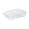 FaSoLa Caja Compartimento para Carne Congelada Estilo Japonés Caja de Almacenamiento para Refrigerador Caja Compartimento para Verduras y Carne Partición para Congelar Caja para Conservar Fresco