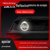 Adesivos de carro para estagiários iniciantes na estrada adesivos de carro motorista feminina logo de estágio texto criativo personalizado adesivos decorativos refletivos