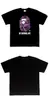 Camiseta Unisex Casual Holgada de Manga Corta con Estampado de Camuflaje Clásico Flor de Cerezo Monte Fuji de Marca de Moda Pe