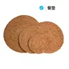 Jogo Americano Redondo Resistente ao Calor Feito de Junco Tecido, Porta-Copo Decorativo, Jogo Americano Tecido à Mão Resistente a Altas Temperaturas para Louças e Pratos