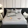 900D Lujo Accesible Jacquard Acondicionado por Aire Alfombra Suave Plegable Lavable a Máquina Clase A Transpirable Alfombra de Salud Verano Hogar Alfombra de Seda de Hielo 1.8