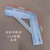 Suporte de prateleira de cantoneira estrutura triangular de cantoneira de aço suporte de prateleira para serviço pesado montado na parede suporte de divisória fixação de cabo de ferro espessado