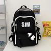 Mochila retro estilo americano para estudiantes universitarias, de gran capacidad, para estudiantes de secundaria y preparatoria, mochila escolar para computadora, para hombre.