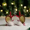 Diademas y Pasadores Decorativos Navideños Transfronterizos Temática de Muñeco de Nieve Navideño con Astas Diademas con Astas Disfraces Festivos Infantiles Diademas con Astas