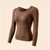 Conjunto de Ropa Interior Térmica de Otoño e Invierno sin Costuras, sin Tirantes, Acolchado, Adelgazante, Top y Pantalones, Recoge Grasa de las Axilas, Adelgazante, Ajustado