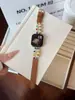 Correa de Cuero con Cuentas Planas de Colores Adecuada para Apple iWatch Generación 11 10/987Ultrase