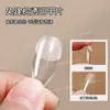 Dicas de Unhas de Gel Rígido de Alta Transparência para Nail Art Sem Construção, Formatos Oval Curto, Amêndoa, Trapézio, Adesivos para Unhas Naturais Venda por Atacado