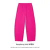 Conjunto de Moletom com Capuz Cai Xiang Island Moda Feminina Outono e Inverno Forrado com Fleece 350g Estilo Curto Boxy Estilo Americano Ombro Caído Manga Bufante