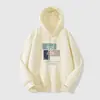 Nova Chegada de Outono Moletom de Marca Tendência Masculino 2026 Jaqueta Novo Estilo para Outono e Inverno, Engrossado com Estampa Vintage e Capuz
