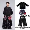Ropa de Calle Moderna para Niños Hip Hop Moderna Genial Moda para Niños Conjunto Genial Niños Geniales hiphop Baile Batería Set de Baile Actuación