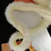 Tiras de Pelo de León de Imitación de Visón, Blancas, Tiras de 1 cm, Envueltas a Mano Sin Cinta, Tiras de Felpa Artificiales Accesorios para Manualidades