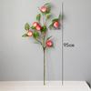 Fábrica de atacado simulação maçã único ramo caqui limão ramo flor artificial sala de estar ornamentos decorativos árvore frutífera fruta artificial baga