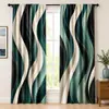 Cortinas geométricas personalizadas transfronterizas de Amazon con impresión digital para decoración de sala de estar y dormitorio, cortinas terminadas, TEMU dropshipping