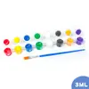 3ML8 Colores One-piece Relleno de Pigmento Acrílico Graffiti Yeso Muñeca Tira de Pigmento Multicolor Pintado Conjunto de Graffiti Hecho a Mano